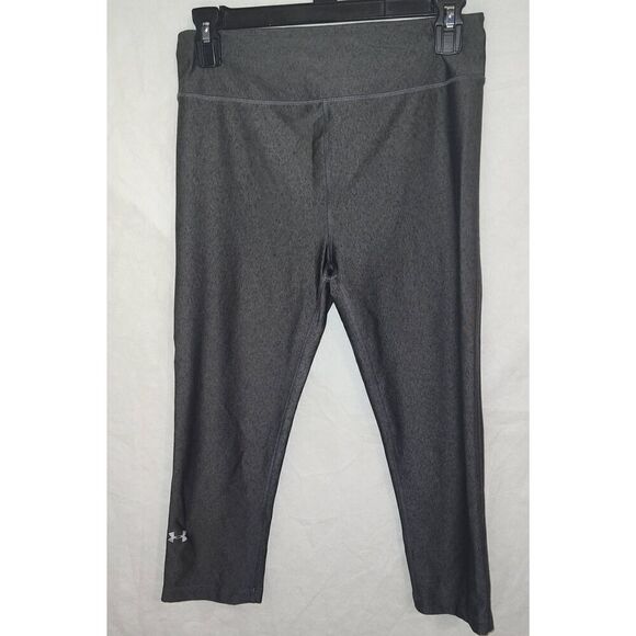 UNDER ARMOUR Medium Compression Capris leggings Grey - Picture 1 of 8